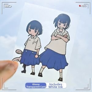 Customizable Transparent Printing Card