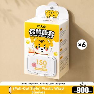COOKER KING | Disposable Food Grade Cling Film Cover with Elastic Band