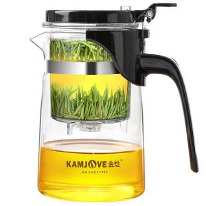 KAMJOVE | Tea Infuser Glass Teapot for Home Use
