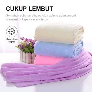 ( Thin )3G BATH TOWEL SIZE 70X140 CM COLORFUL BEAR MOTIF | QUICK DRYING MICROFIBER EMBOSSED BEAR BEACH TOWEL 3