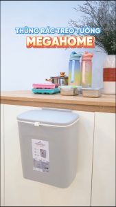 Thùng rác treo tường Megahome treo nhà bếp nhà tắm tiện lợi  kèm MIẾNG DÁN TƯỜNG VÀ MIẾNG MÓC TỦ(giao màu ngẫu nhiên) Thùng Rác Tái Chế Phù Hợp Cho Nhà Tắm - Lazada