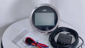 ELING 85mm Digital GPS Speedometer Odometer 0-999 knots km/h mph 12V 24V with Backlight for Car Truck Motorcycle Vessels