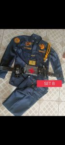 Security Guard Longsleeve Set Uniforms and Belt Set