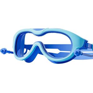 YUKE | Anti-fog Water-proof Clear Large Frame Swimming Goggles and Cap Set