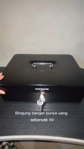 COD TaffGUARD Kotak Brankas Uang Dokumen emas harta karun Safebox Key Lock 15x12x7.5cm - JJZS68