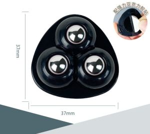 4Pcs/set Self Adhesive Mute Ball Pulley Universal Wheel Load 300Kg 360° Rotation Furniture Casters Wheels Stainless Steel Wheel