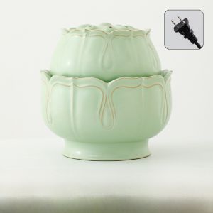 Modern Minimalist Desktop Decorative Pieces Circulating Water Feature Mini Fountain Feng Shui Wheel Non-Electric USB Silent