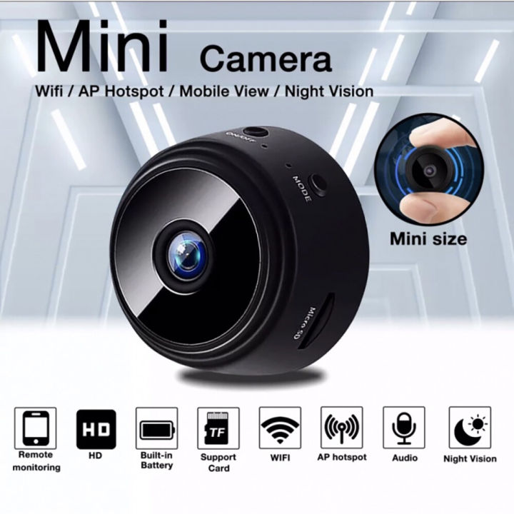 A9 Mini Camera Full HD 1080P WiFi IP Micro Voice Recorder Wireless Infrared  Night Vision Security Monitor Support Hidden TF Card Lazada PH