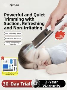 Qiman | Automatic Hair Suction Baby Hair Trimmer