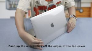 พร้อมส่งในไทย เคสแมคบุ๊ค ใส MacBook Case For Apple Macbook Pro 13 M1 Chip 2020 A2338 Macbook Pro13.3 A1708/A1706/A1989/A2159/ Touch Bar Air 13 M1 A2337/A2179/A1932 Air13.6 M3 M2 Chip A2681 A3113 Touch ID /Air13 A1369 A1466