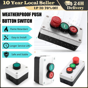 Arrow Symbol Indicating Start and Stop Self-Recovery Waterproof Button Switch Emergency Stop Industrial Hand-Held Control Box