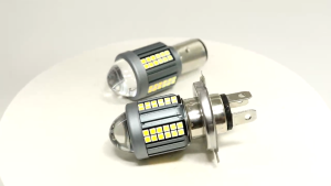 1PC H6 H4 BA20D Motorcycle Headlight CSP LED Moto High/Low Beam Led Bulbs Super Bright Autobike Fog Moto Scooter Lamp ATV 12V