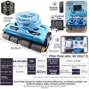 Poolmate | Automatic Wall-Climbing Pool Vacuum Robot