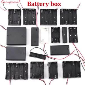 Bộ Hộp Pin 5PC Dành Cho 1/2/3/4/5/6/8 Phần 7 # 18650 Không Có Công Tắc Hàn Hộp Lưu Trữ Pin Tái Sử Dụng Tương Thích AA AAA Miễn Phí