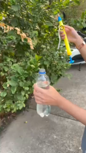 กระบอกฉีดน้ำแรงดันอากาศ พลาสติการฉีดพ่นยา ดินอากาศ ถูกที่จะพบได้จากทองเหลือง