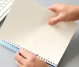 FAMILY`S CHOICE A4/B5/A5/A6 Plastic Ring Binder 30 Holes DIY Notebook Spiral Loose-Leaf Cover School Supplies Plastic Ring Binder 30 Holes