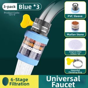 YUNQINJIA | Anti-splatter Pressurized Rotatable Water Faucet Filter