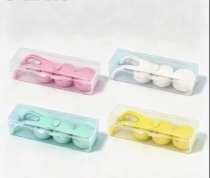JNSUR Plastic Reusable Dental Floss Holder Kit 4-Piece Portable Box Set Oral Cleaning Tool Oral Care Teeth Pick Dental Flosser