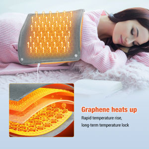 Graphene Thermostat Hand USB Electric Heating Blanket Pad Warmer OfficeHand Legs Legs Waist Warmer 30x50cm