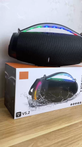 Loa BOOMBOX 4 Nghe Nhạc Không Dây Có LED Thiết Kế Đẹp Tiện Lợi Mang Đi Dã Ngoại