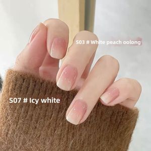 MONLEYTA | Transparent Nude Nail Polish Quick Dry Long Lasting Womens Nail Gel Tearable Professional Use Nail Art Supplies New 2025