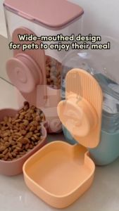 EZPET Bekas Makanan Gantung Untuk Sangkar Mangkuk Gantung Sangkar Kucing Sangkar Anjing Pet Hanging Feeder for Cat Cage Dog Cage Puppy Kitten Hanging Bowls Feeder Bowls Pet Food Bowl Bekas Makanan Kucing Feeding Bowl Food Dispenser For Cage 猫狗吊挂碗 宠物喂食器