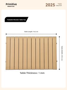 The Primitive | Folding Camp Cart Table
