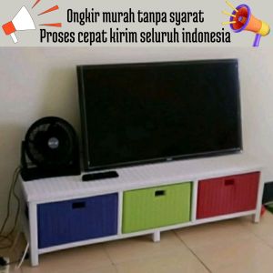 (COD)READY STOK LEMARI ROTTAN SINTETIS 6LACI JASMIN