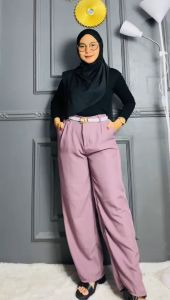 paket 100k dapat 3pcs celana kulot shakilla wanita panjang
