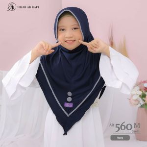 Jilbab hijab kerudung bergo krudung wanita anak sekolah SD jersey instan terbaru new terlaris terkini modern kekinian murah viral 2021 Arrafi AR 560 M adem mudah di bentuk cantik pet antem bahan stella ori premium cantik bayar di tempat COD gratis ongkir