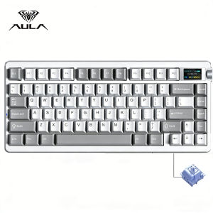 AULA | Bàn Phím Cơ Chơi Game Nova75 75% Nhỏ Gọn Bố Cục RGB Switch Tùy Chỉnh Hot-swappable Kết Nối Bluetooth/2.4G/USB-C Dùng Cho Chơi Game Và Văn Phòng