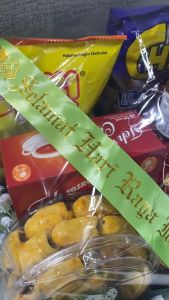 Pita Selempang Hampers Lebaran Parcel Ucapan Selamat Idul Fitri 10 Pcs