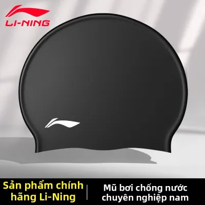 Li-Ning | Mũ Bơi Chống Thấm Nước Bảo Vệ Tai thoải mái cho Người Lớn