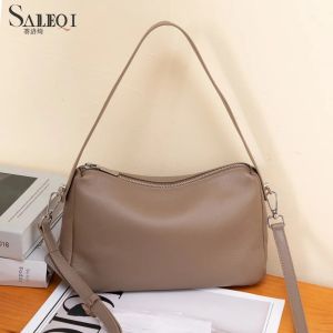 Túi Xách Nữ Hàng Hiệu Da Bò Thật Cao Cấp Mềm Mại Kiểu Tote Có Ngăn Kéo Khóa Bên Trong Dùng Được Quanh Năm