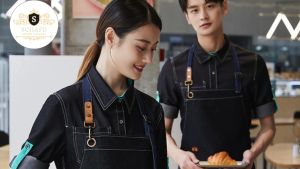 apron denim barista trendy