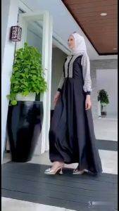 TURUN HARGA Gamis vela BURKAT kringkel Airflow terbaru/gamis jumbo/gamis lebaran viral