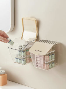 กล่องเก็บแว่นตาแบบใสความจุขนาดใหญ่พร้อมฝาปิด จัดระเบียบบนโต๊ะ ชั้นวางแว่นตาแบบติดผนัง กล่องเก็บแว่นตาแบบทิ้งได้ในแต่ละวัน