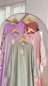 Gamis Anak Elizza Series Mix Polos By Erlimakids Bahan Rayon Viscose Premium - Bisa COD
