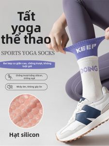 YANSE | Vớ Thể Thao Thấm Mồ Hôi Chống Trơn Trượt Cotton