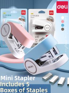 deli | Compact Student Multi-function Stapler