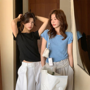 CHOEFULYN | Áo Thun Crop Top Ôm Body