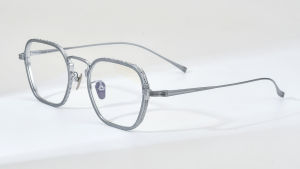 FONEX Pure Titanium Glasses Frame Men Brand Design Retro Vintage Square Eyeglasses Full-Rim Japanese High-Quality Ultralight Custom Myopia Optical Prescription Eyewear KJ53