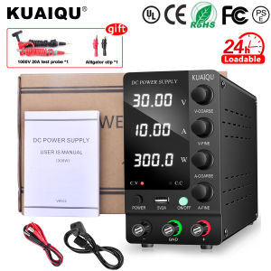 KUAIQU | KUAIQU 32V 6A DC Lab Power Supply 60V 120V Adjustable Voltage Regulator Bench Power Supply OUTPUT Switch For Mobile Phone Repair