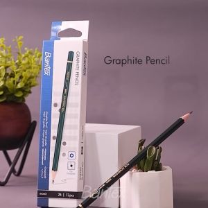 Bantex Pensil Kayu / Graphite Pencil 2B Bisa Untuk Komputer Isi 12 Pcs Per Pack