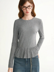 DUSHU | Slimming Knit Top Large Size for Women