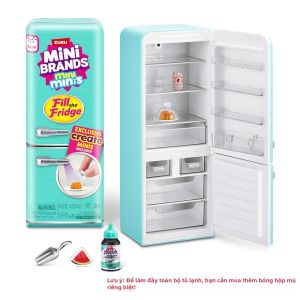 Zuru | Bộ Đồ Chơi Zuru Mini Brands Fill The Fridge - Bộ Sưu Tập Tủ Lạnh Thu Nhỏ Bằng Nhựa Resin DIY Hộp Bí Mật Đồ Chơi Nhỏ Xinh Tủ Lạnh Thu Nhỏ Vui Nhộn Dành Cho Lứa Tuổi Từ 14 Trở Lên