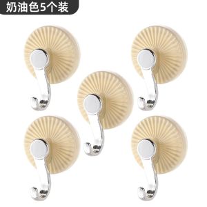 Powerful Suction Cup Hook Rotating Strong Vacuum No Drilling Weight Bearing Towel Hook for Bathroom Kitchen Toilet Wall