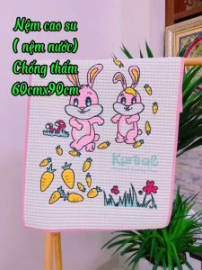 Nệm Cho Bé Sơ Sinh Nằm Mát Lưng Có Lỗ Thông Hơi Nệm Cho Bé Ngủ