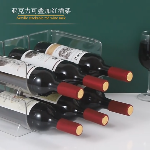 ⭐️【Local warehouse+COD】⭐Wine Rack Stackable Wine Holder Kitchen Bottle Storage Rack Refrigerator Organizer Can Beer Wine Bottle Holder Rack Organizer