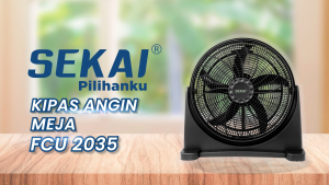 SEKAI Kipas Angin Dinding / Kipas Angin Lantai 20 Inch - FCU 2035